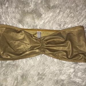 Gold American Apparel bandeau